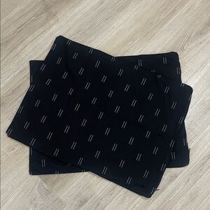 Black with White Dashes Beddys standard size pillow sham